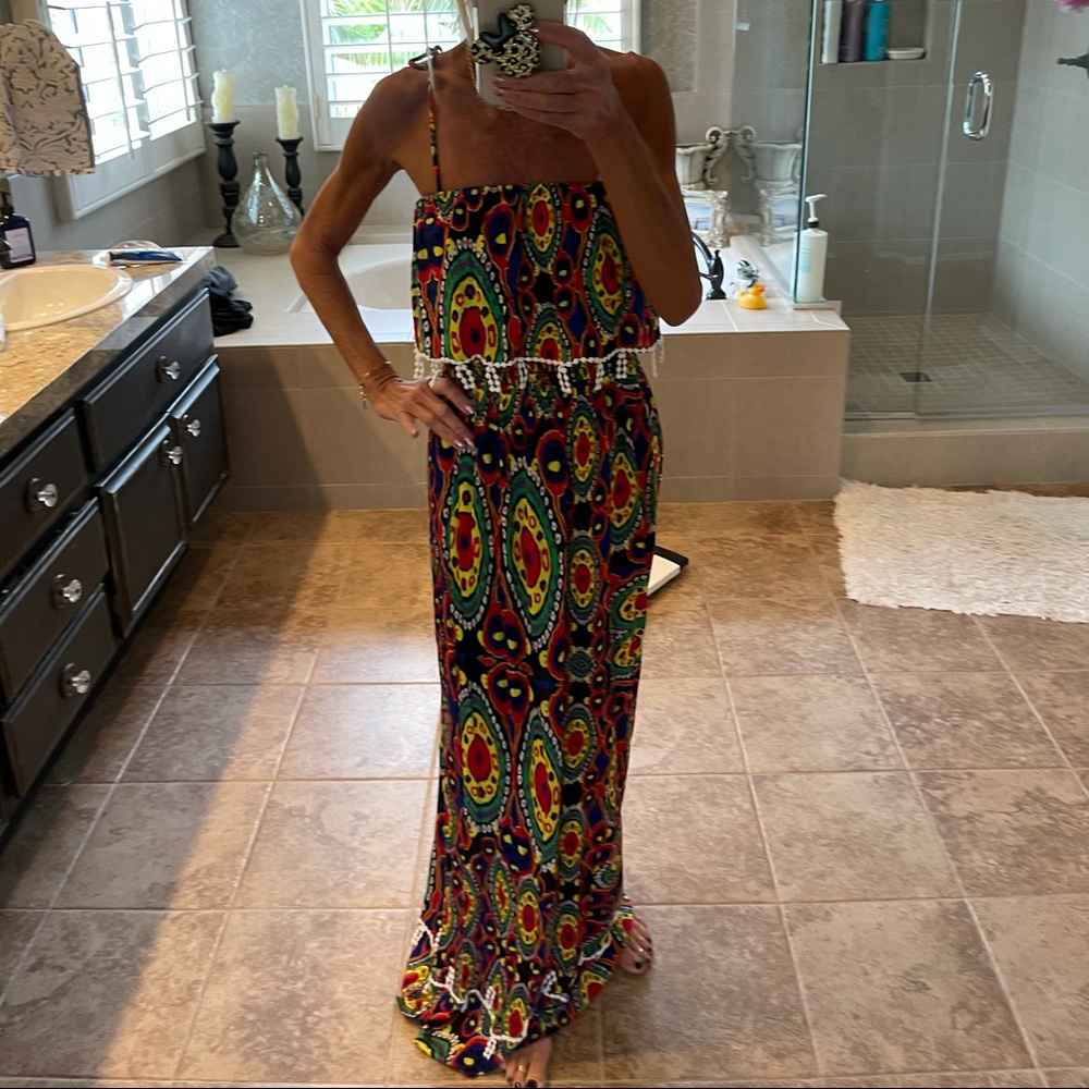 T bags maxi dress